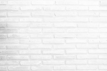 Old White Brick Wall Texture Background.