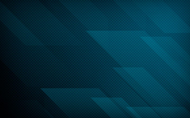 Blue abstract geometric background. Modern shape concept.