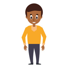 young man cartoon