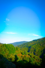 Obraz premium Mountains and valley