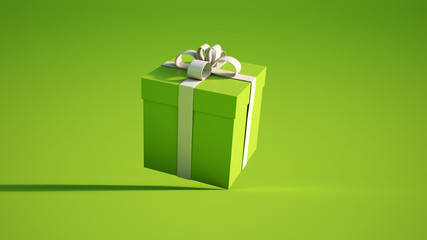 green and white giftbox