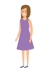 beautiful young woman character