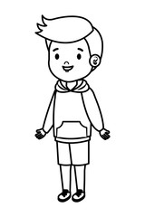 little boy kid character