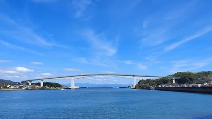 Papier Peint photo autocollant Pont de Nanpu 高知浦戸大橋３