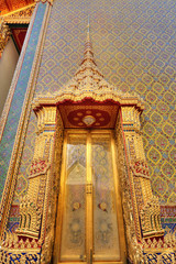 Wat Ratchabophit Buddhist temple, one of the most beautiful temples in Bangkok.