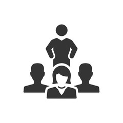 Business leadership icon
