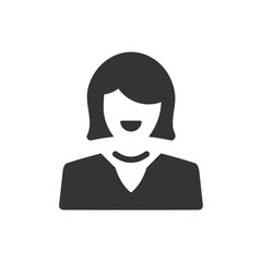 Fototapeta premium Business woman icon