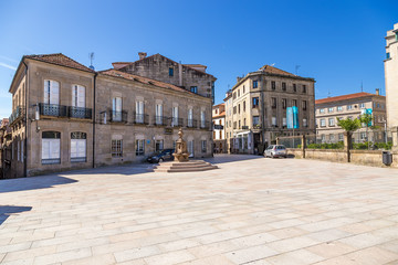 Fototapeta na wymiar Pontevedra, Spain. Square Alonso de Fonseca