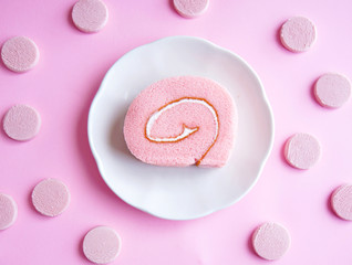 ストロベリー味のピンクスイーツ