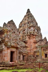 Khao Phanom Rung Castle, the oldest place in history in Buriram, Thailand