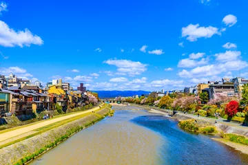 Plexiglas foto achterwand 京都の街並み © beeboys