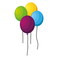 balloons helium floating icons