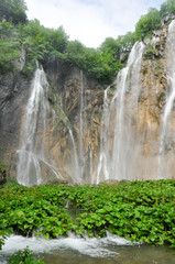 Fototapeta premium Veliki Slap Waterfall Plitvice Lakes National Park