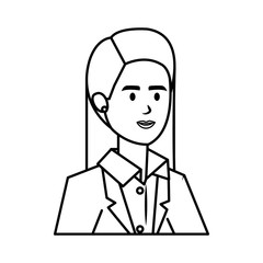 elegant businesswoman avatar character