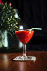Still life of a cocktail