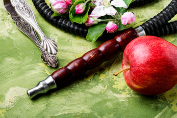 Hookah with apple tobacco