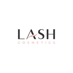 lash type logo design