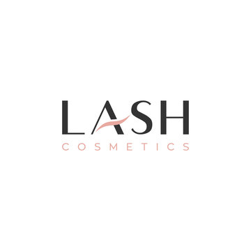 lash type logo design