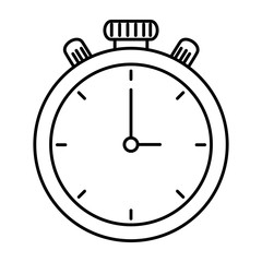 chronometer timer isolated icon