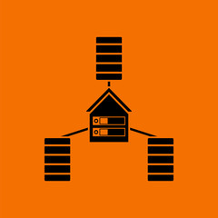 Obraz premium Datacenter Icon
