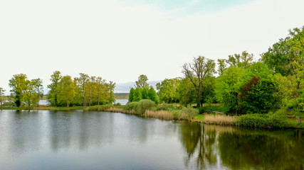 Seenlandschaft Schwielowsee - Haussee in Petzow - Glindower See
