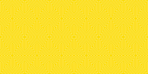 Summer background geometric square pattern seamless yellow and white.