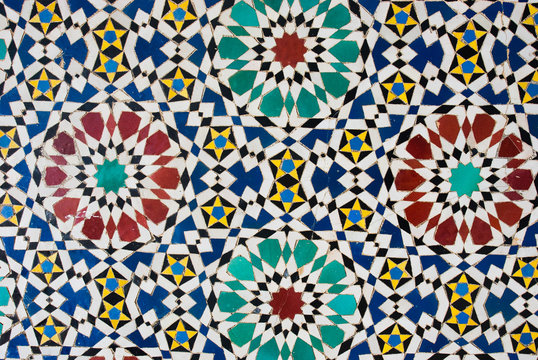 Moroccan mosaic, Marrakesh