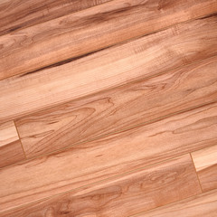 Fine natural solid valuable species of wood laminate parquet floor texture background. Wooden boards painted with natural oil, wax or mastic.