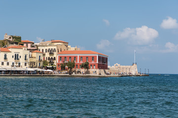 Obraz premium Left coast historic centre of Chania
