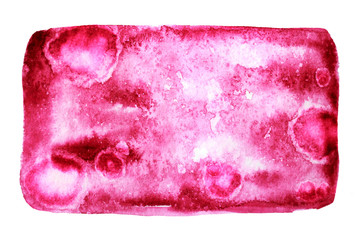 Watercolor abstract background. Micro organism