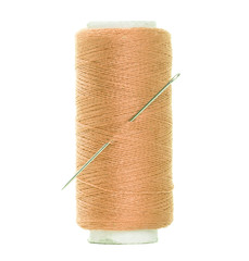 Sewing thread with needle