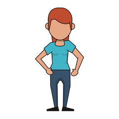 woman avatar cartoon character