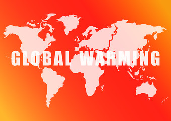 Concept map of world global warming