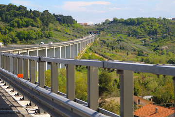 Motorway bridge in Apulia, Italy
