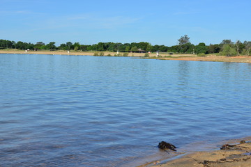 Folsom lake in California, USA.