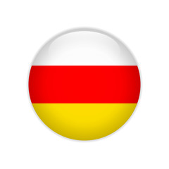 Flag of South Ossetia button