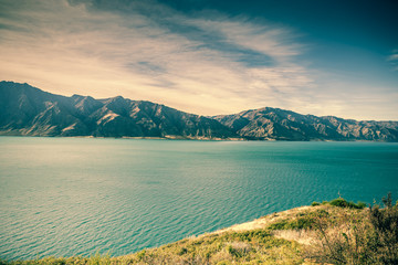 lake in the mountains