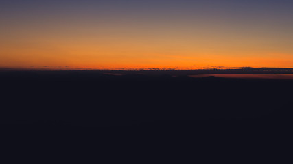 Mountain from the highest point of the sunrise view.