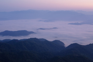 Mountain view from the highest point.