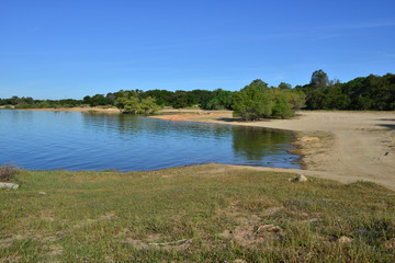Folsom lake in California, USA.