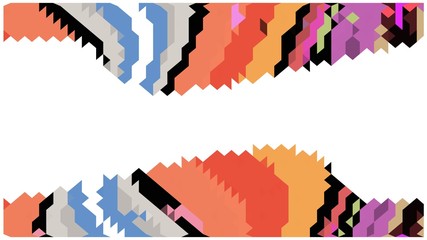 Obraz premium abstract background with colorful pixel decoration.