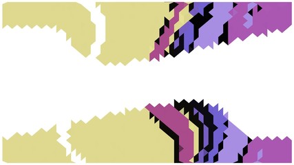 abstract background with colorful pixel decoration.