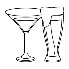 alcoholic drinks beverages cartoon