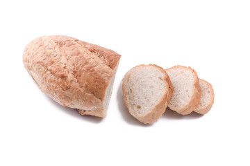 Sourdough Loaf sliced isolated