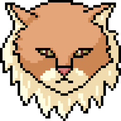 Fototapeta premium vector pixel art cat face