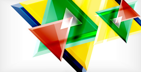 3d triangular vector minimal abstract background design, abstract poster geometric design