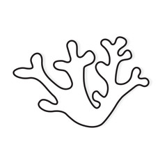 sea coral icon- vector illustration