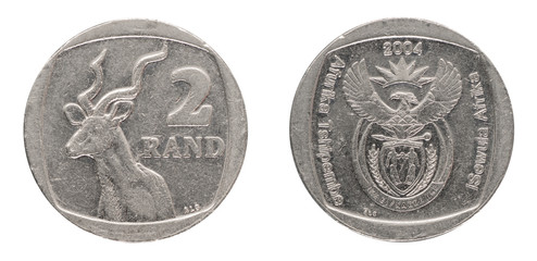 2 South African Rand - ZAR - from 2004