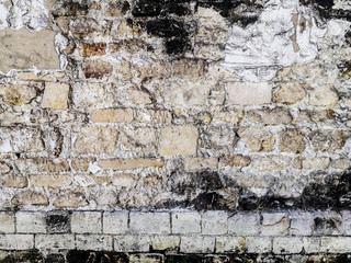 Old brick wall textures and backgrounds