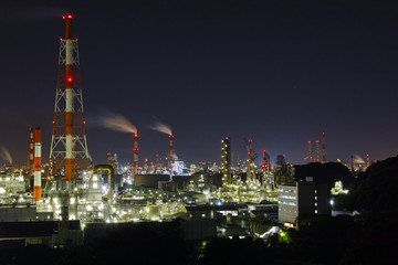 Fototapeta premium 水島工場夜景